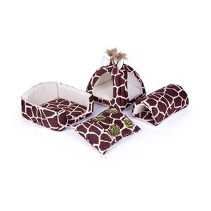 جای خواب همستر مدل زرافه کد 001 مجموعه 4 عددی